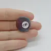 Cabochon Agat Botswana Portocaliu 23x23x7mm C51, imagine 2