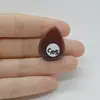 Cabochon Agat Botswana Portocaliu 26x20x7mm C105, imagine 2