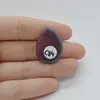 Cabochon Agat Botswana Portocaliu 28x21x5mm C84, imagine 2