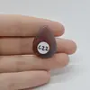 Cabochon Agat Botswana Portocaliu 28x21x6mm C22, imagine 2