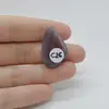 Cabochon Agat Botswana Portocaliu 29x18x6mm C26, imagine 2