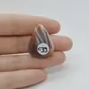 Cabochon Agat Botswana Portocaliu 29x22x6mm C39, imagine 2