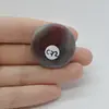 Cabochon Agat Botswana Portocaliu 31x31x7mm C72, imagine 2