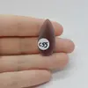 Cabochon Agat Botswana Portocaliu 32x15x5mm C55, imagine 2