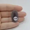 Cabochon Agat Botswana Portocaliu 32x18x6mm C17, imagine 2