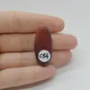 Cabochon Agat Botswana Portocaliu 34x15x6mm C54, imagine 2