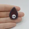 Cabochon Agat Botswana Portocaliu 34x24x7mm C114, imagine 2