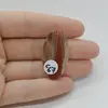 Cabochon Agat Botswana Portocaliu 35x18x6mm C67, imagine 2
