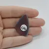 Cabochon Agat Botswana Portocaliu 35x22x6mm C14, imagine 2