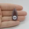 Cabochon Agat Botswana Portocaliu 36x16x6mm C50, imagine 2