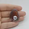 Cabochon Agat Botswana Portocaliu 36x27x6mm C97, imagine 2