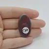 Cabochon Agat Botswana Portocaliu 37x21x6mm C37, imagine 2