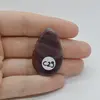 Cabochon Agat Botswana Portocaliu 37x23x7mm C29, imagine 2