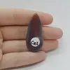 Cabochon Agat Botswana Portocaliu 43x19x6mm C102, imagine 2
