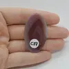 Cabochon Agat Botswana Portocaliu 43x25x6mm C77, imagine 2