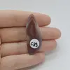 Cabochon Agat Botswana Portocaliu 44x17x6mm C89, imagine 2