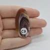 Cabochon Agat Botswana Portocaliu 46x22x6mm C7, imagine 2