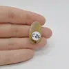 Cabochon Cuart Rutilat 25x14x7mm C24, imagine 2