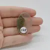 Cabochon Agat Moss Indonezia 37x25x6mm C48, imagine 2