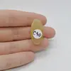 Cabochon Cuart Rutilat 28x13x7mm C40, imagine 2
