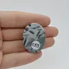 Cabochon Hornblend 34x26x6mm C53, imagine 2