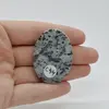 Cabochon Hornblend 43x31x5mm C44, imagine 2