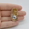 Cabochon Jasp Leopard 36x20x7mm C94, imagine 2