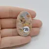 Cabochon Jasp Leopard 39x23x6mm C83, imagine 2