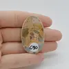 Cabochon Jasp Leopard 42x25x6mm C90, imagine 2