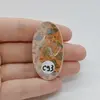Cabochon Jasp Leopard 45x24x7mm C93, imagine 2