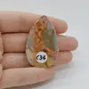 Cabochon Jasp Leopard 45x29x5mm C36, imagine 2