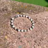 Bratara perle de cultura si safir natural cu argint 925, 6mm, imagine 2