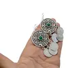 Cercei din cupru argintat talisman model 12, imagine 2