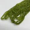 Sirag peridot discuri fatetate, 4-5mm, 39cm, imagine 2