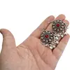 Cercei din cupru argintat talisman model 17, imagine 2