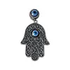 Magnet Mana Fatimei (Hamsa) si Ochiul lui Horus, 75mm