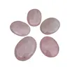Piatra terapeutica Worry stone Cuart roz, 30-40mm, imagine 2