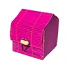 Cutie din bete de bambus cufar magenta, 70mm