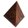 Piramida cu inscriptii egiptene - cupru, 10cm, imagine 3