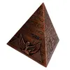 Piramida cu inscriptii egiptene - cupru, 10cm, imagine 4