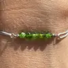 Bratara Therapy cromdiopsid sfere 4mm si argint 925, imagine 2