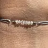 Bratara Therapy cuart roz discuri 2-3mm si argint 925, imagine 2