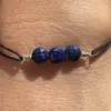 Bratara Therapy lapis lazuli banuti 6mm si argint 925, imagine 2