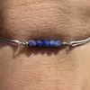 Bratara Therapy lapis lazuli discuri 3-4mm si argint 925, imagine 2