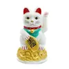 Pisica norocoasa Maneki Neko alba 11cm