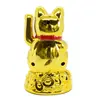 Pisica norocoasa Maneki Neko aurie 11cm, imagine 2