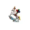Amuleta Feng Shui din metal cu Cal alb de vant Lung Ta 2023, imagine 3