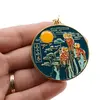 Amuleta Feng Shui din metal cu Oi urcand pe munte 2023, imagine 3