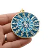 Amuleta Feng Shui din metal de protectie cu Silaba HUM 2023, imagine 3