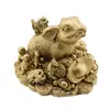 Statueta Feng Shui Iepure cu animalele zodiacului chinezesc, 10cm